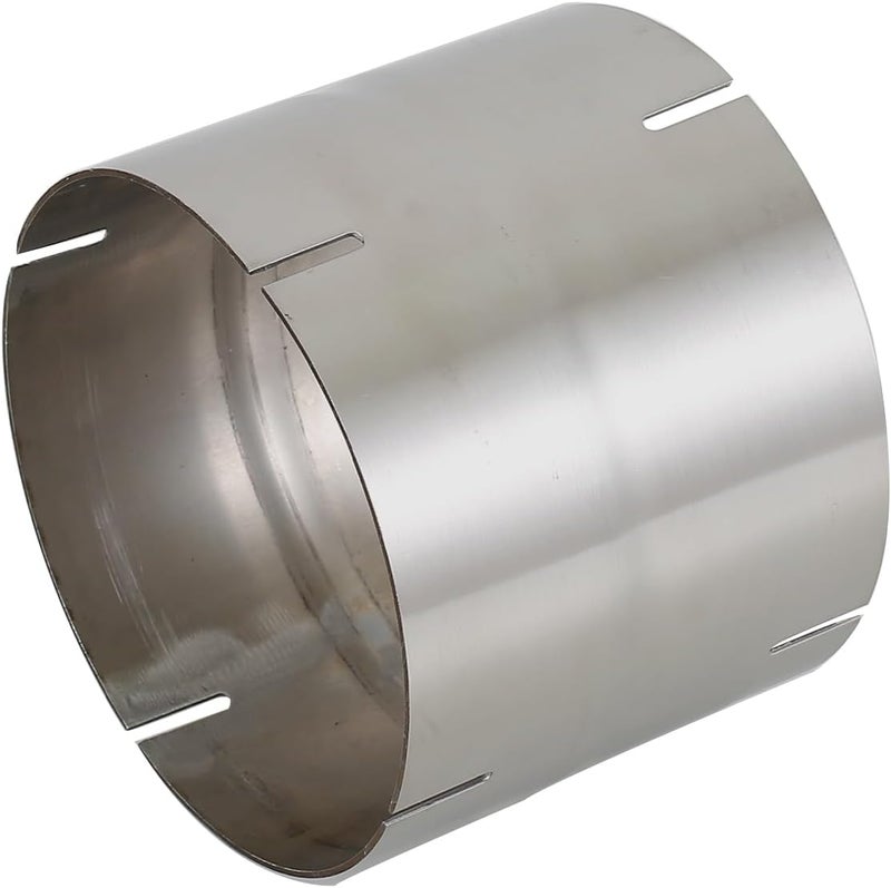 eLifecenter Universal ID 4.5" 4-1/2 Inch Exhaust Coupler Stainless Steel Exhaust Adapter - Image 1